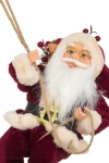 Yılbaşı Asılı Dekoratif Noel Baba Figürü Çuvallı 45cm