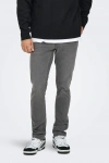 Only&Sons Jeans Slim Fit Kot Pantolon - Gri - Onsloom