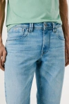 Pepe Jeans London Regular Fit Mid-Rise Kot Pantolon - Buz Mavisi - Cash