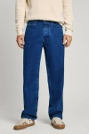 Pepe Jeans London Loose Fit Dropped Crotch Waist Kot Pantolon - Mavi - Canvas
