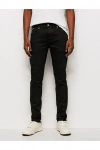 Pepe Jeans London Skinny Fit Low Waist Kot Pantolon - Siyah - Finsbury