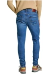 Pepe Jeans London Skinny Fit Mid-Rise Kot Pantolon - Mavi - Skinny