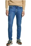 Pepe Jeans London Skinny Fit Mid-Rise Kot Pantolon - Mavi - Skinny