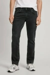 Pepe Jeans London Straight Fit Regular Kot Pantolon - Siyah - Cash