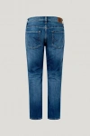 Pepe Jeans London Regular Fit Mid-Rise Kot Pantolon - Mavi - Cash