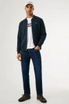 Pepe Jeans London Taper Fit Mid-Rise Kot Pantolon - Koyu Indigo - Stanley