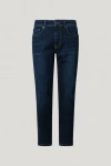 Pepe Jeans London Taper Fit Mid-Rise Kot Pantolon - Koyu Indigo - Stanley