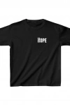 Unisex Çocuk Baskılı T-Shirt - Siyah
