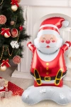 Yılbaşı Folyo Balon - Ayaklı Noel Baba