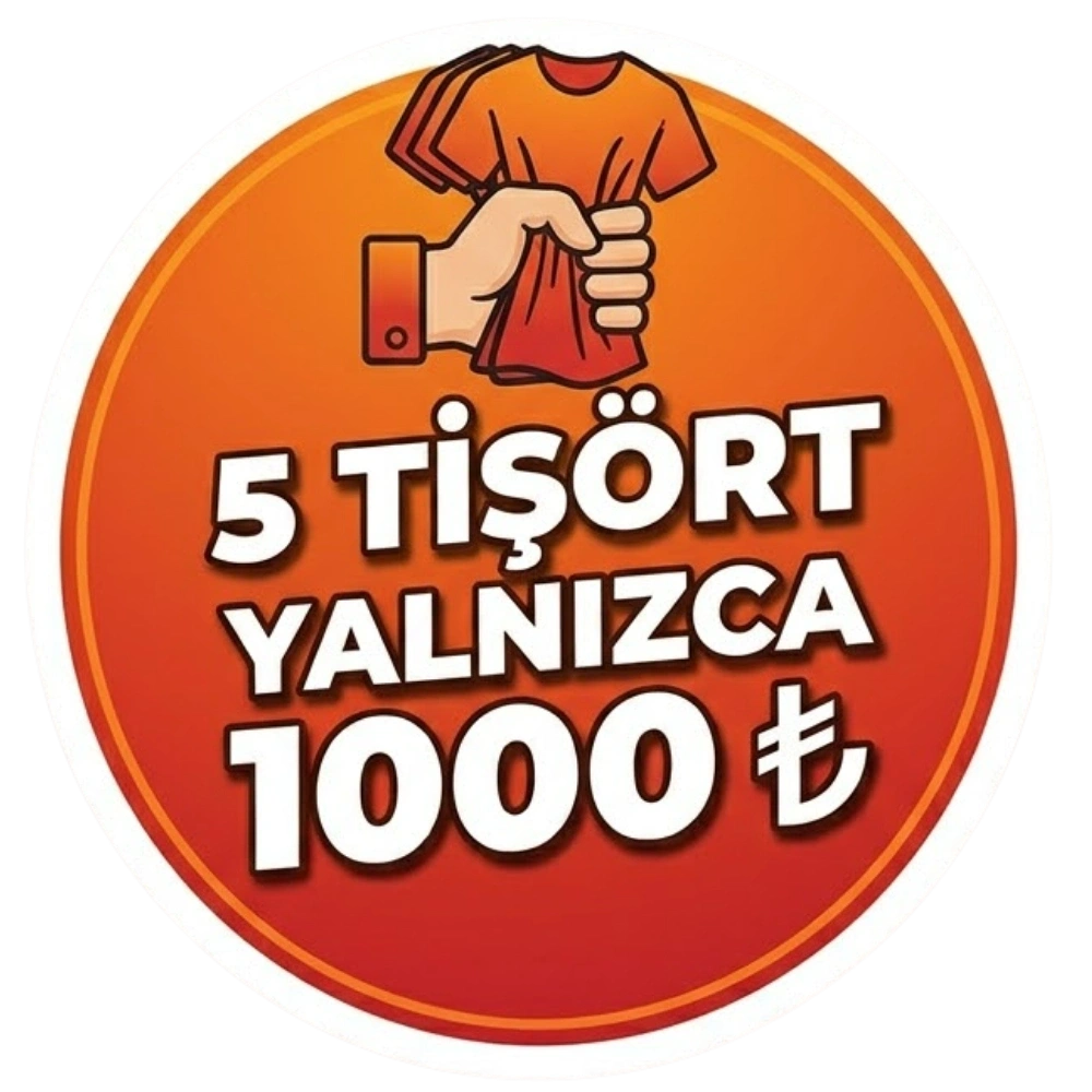 5 Tişört 1000₺