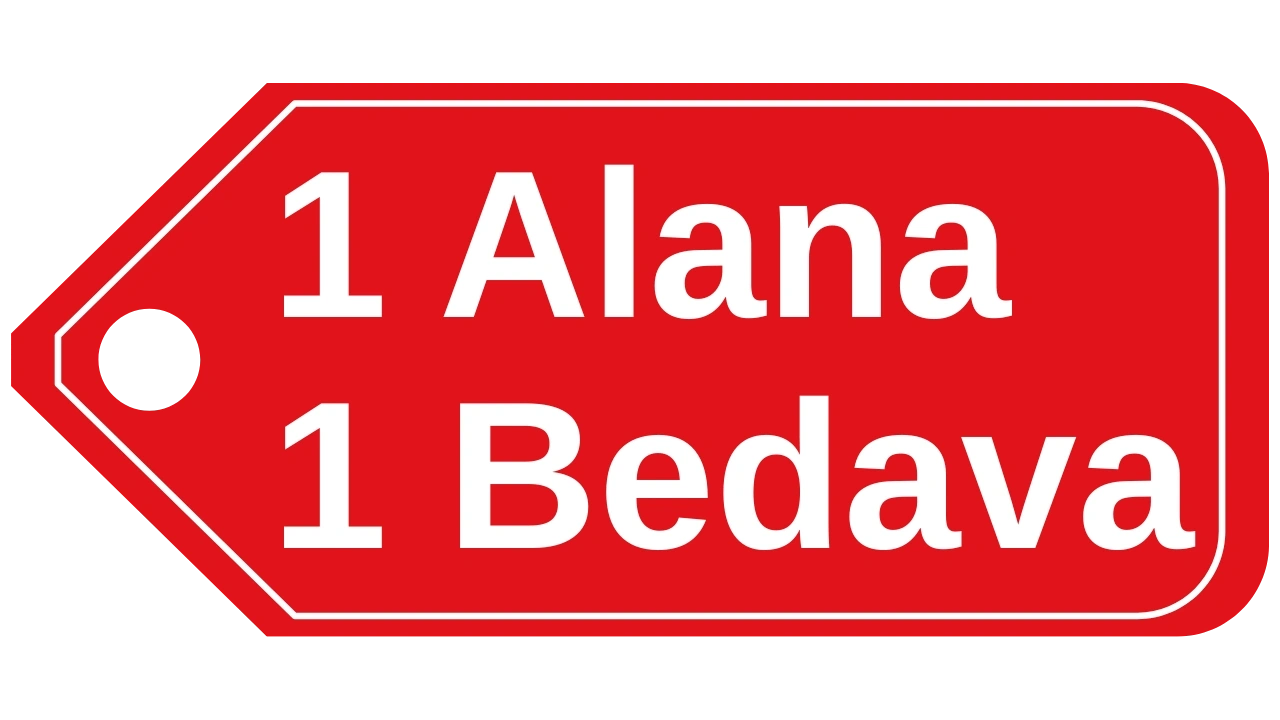 1 Alana 1 Bedava BYMN