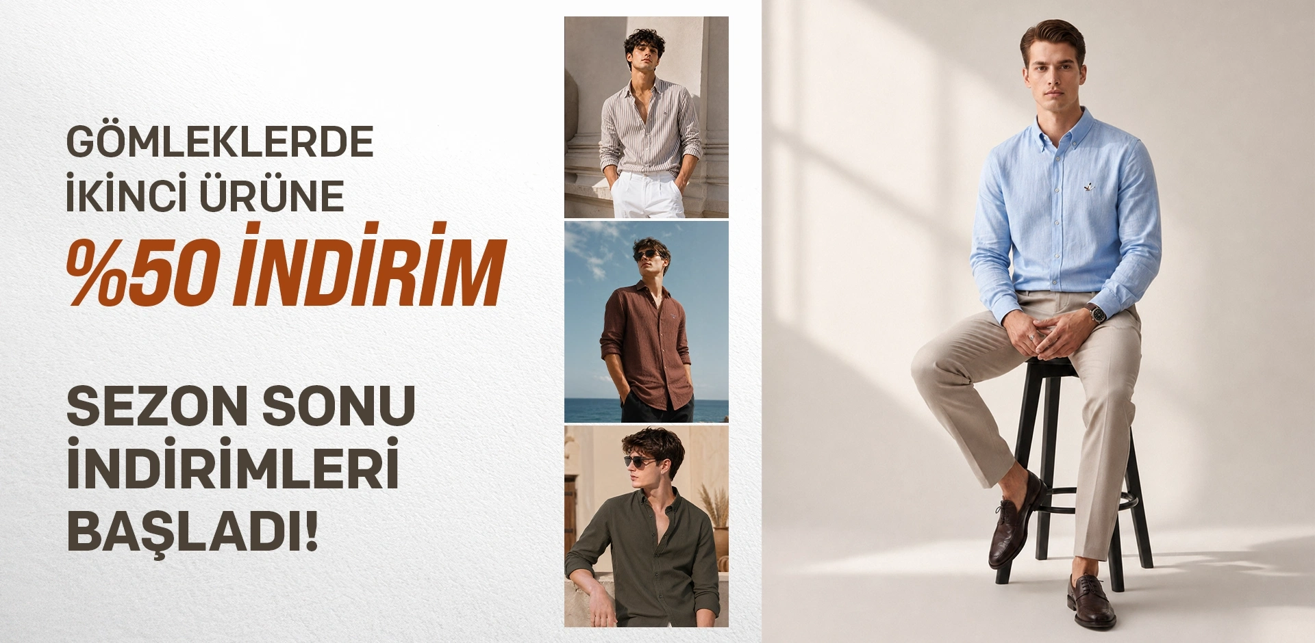 %50 Gömlek İndirimi