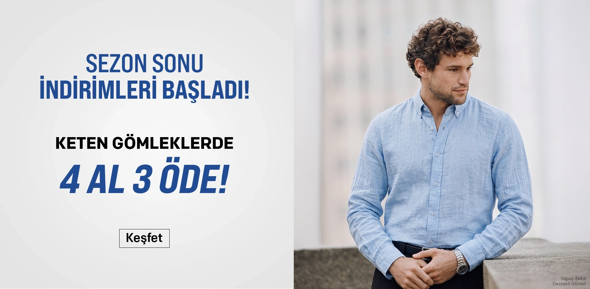 Keten Gömlek 4 Al 3 Öde