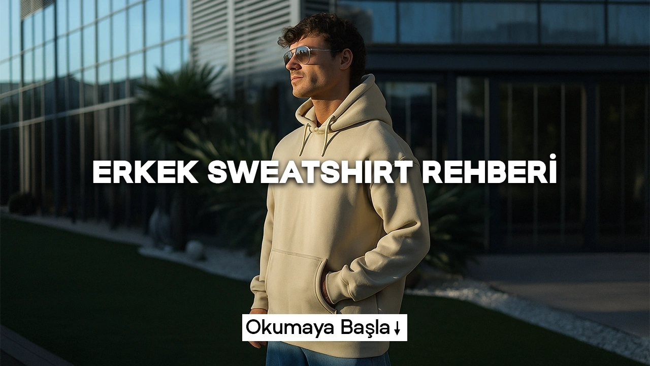 Erkek Sweatshirt Rehberi Model, Kumaş, Renk ve Detayları