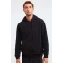 Kapüşonlu İçi Polarlı Regular Kalıp Erkek Sweatshirt Siyah