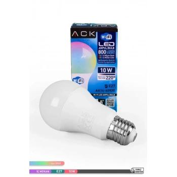 ACK Akıllı Led Ampul 10 W Wİ-Fİ