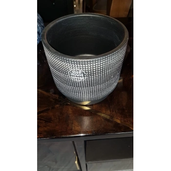 EVDEMA Seramik Black Mate Saksı