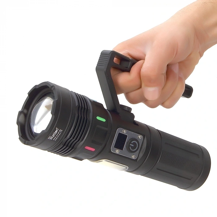 15.000 Lümen Tg+cob Led Şarjlı El Feneri  Wt-703