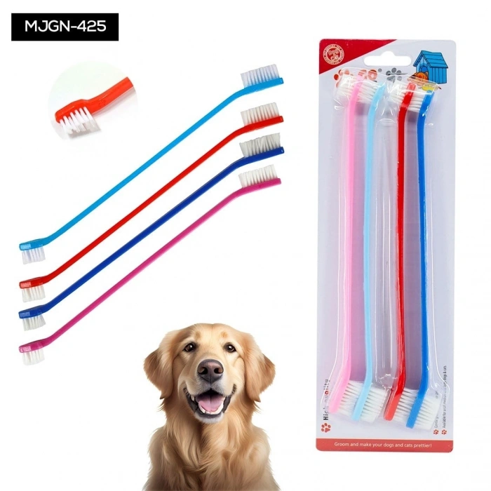 4lü Kedi Köpek Diş Fırçası Seti