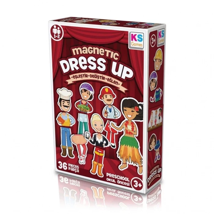 Üreticiniz Md174 Nessiworld, Magnetic Dress Up - Eşleştir・değiştir・eğlen / +3 Yaş
