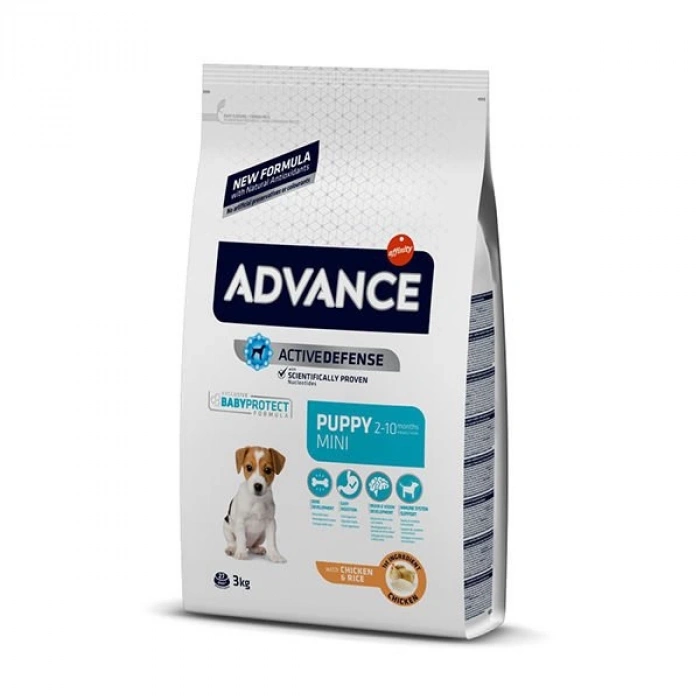 Advance Puppy Mini Tavuklu Küçük Irk Yavru Köpek Maması 3 Kg