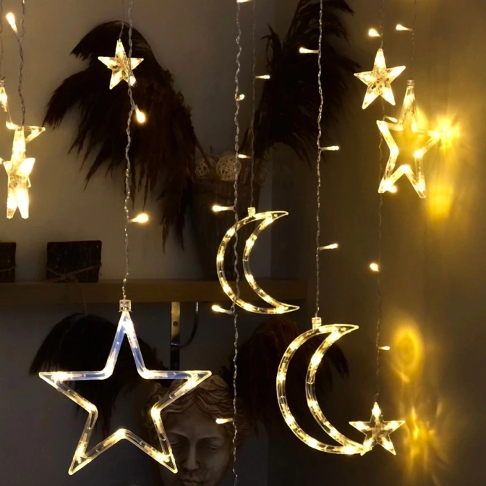Ay Yıldız Perde Led
