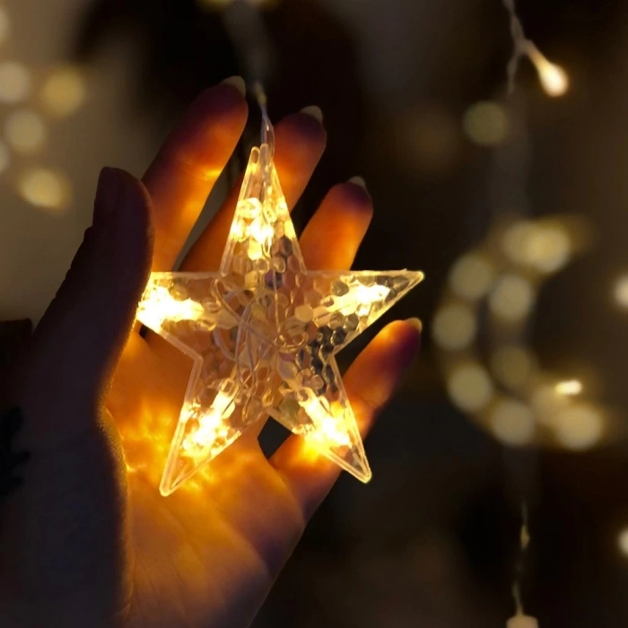 Ay Yıldız Perde Led