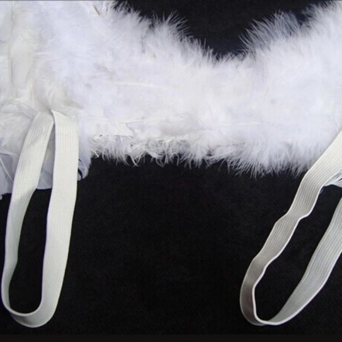 Beyaz Renkli Orta Boy Çocuk Melek Kanadı 30x45 Cm