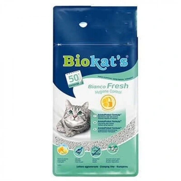 Biokats Kedi Kumu Bianco Fresh 1 Adet 10 Lt