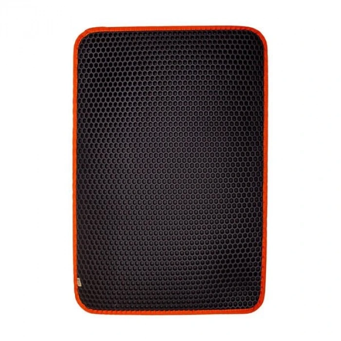 Cattie Altıgen Model Kum Toplayıcı Fonksiyonel Kedi Paspası Medium Turuncu 37x50 Cm