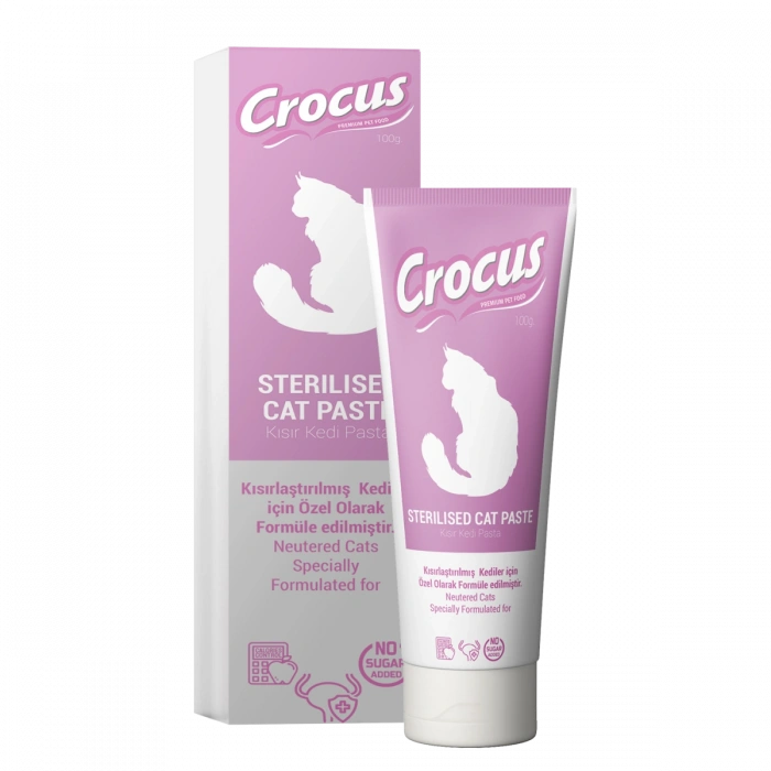 Crocus Kedi Sterilised Malt Macunu 100 Gram