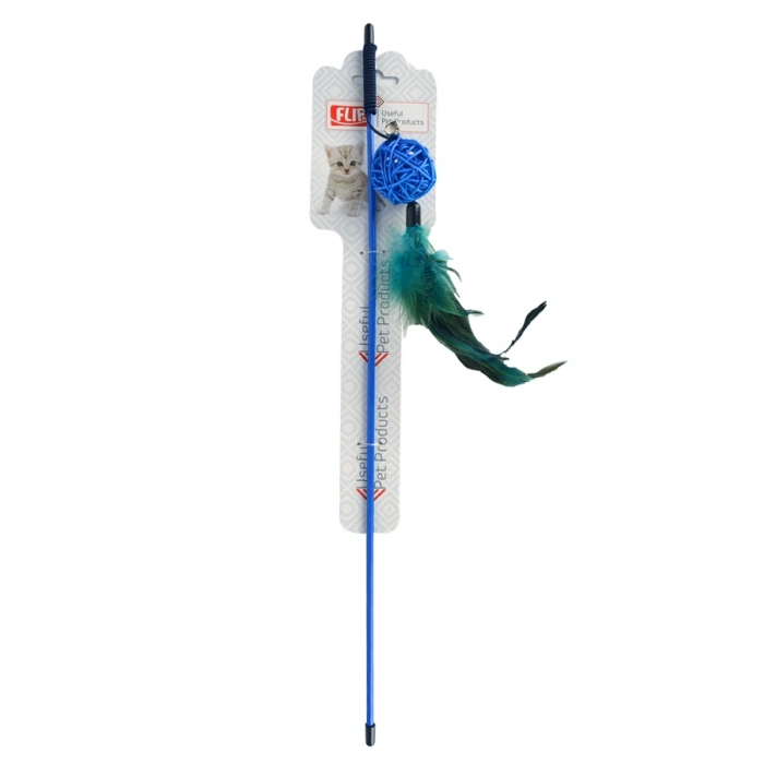 Cw18001 Plastik Saplı Toplu Kedi Oltası-6 Adet