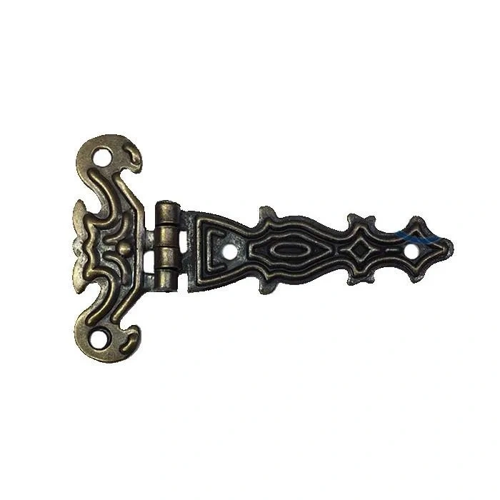 Dekoratif, Sac Tek Kuyruklu Menteşe - 40x68 Mm, Küçük, Antik, 100 Adet