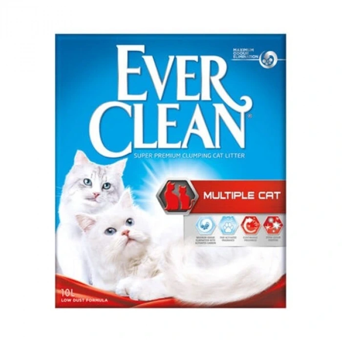Ever Clean Multiple Cat Topaklanan Kedi Kumu 1 Adet 10 Lt