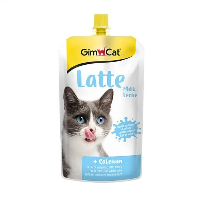 Gimcat Milk Latte Calcium Sıvı Kedi Sütü 1 Adet 200 Ml