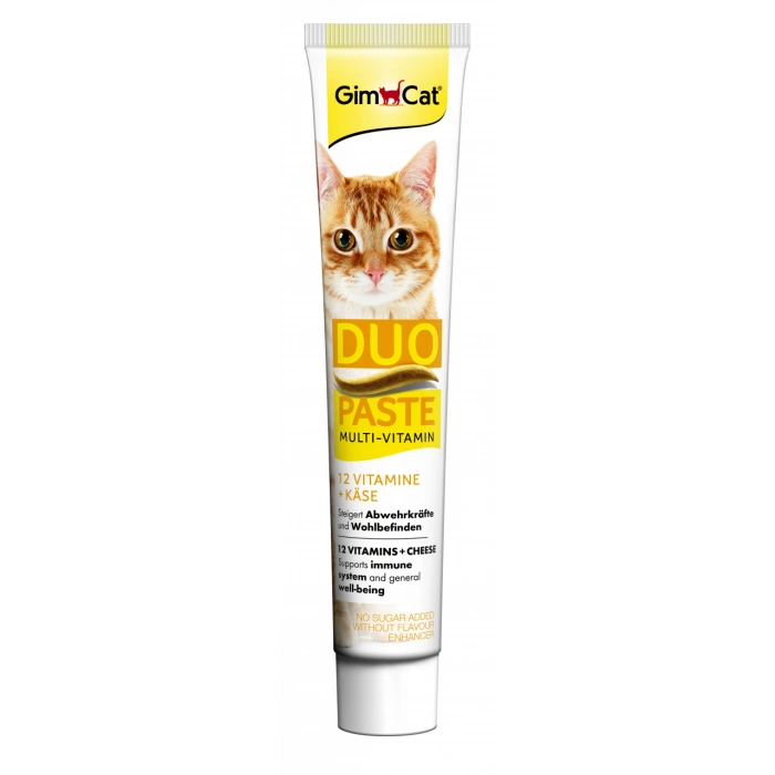 Gimcat Multi-vitamin Duo Paste Peynir + 12 Vitaminli 50gr