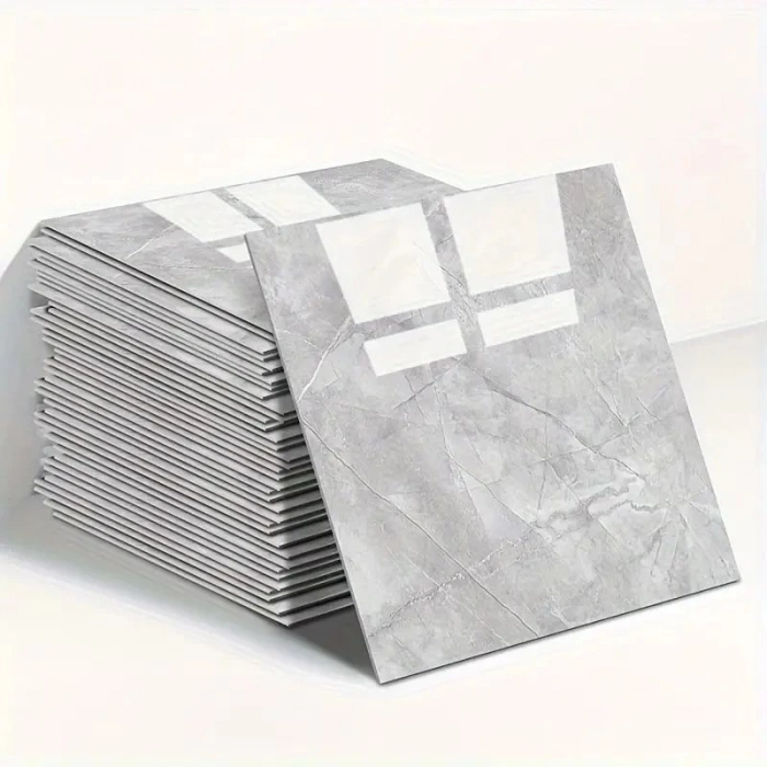 Gri Mermer Desen Duvar Sticker (30*30)