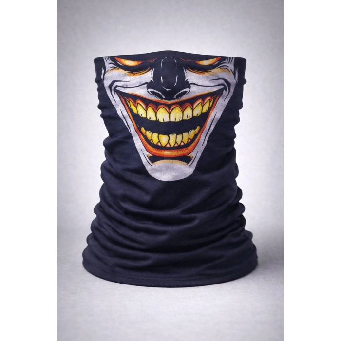 Joker Gülüşlü Baf Maske – Çok Amaçlı Boyunluk Bandana 3 No
