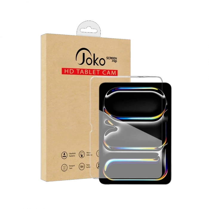 Joko Apple iPad Pro 13 (2024) HD Tablet Cam Ekran Koruyucu - Şeffaf