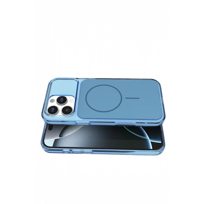 Joko Apple iPhone 16 Pro Max Bruma Magsafe Kapak - Mavi