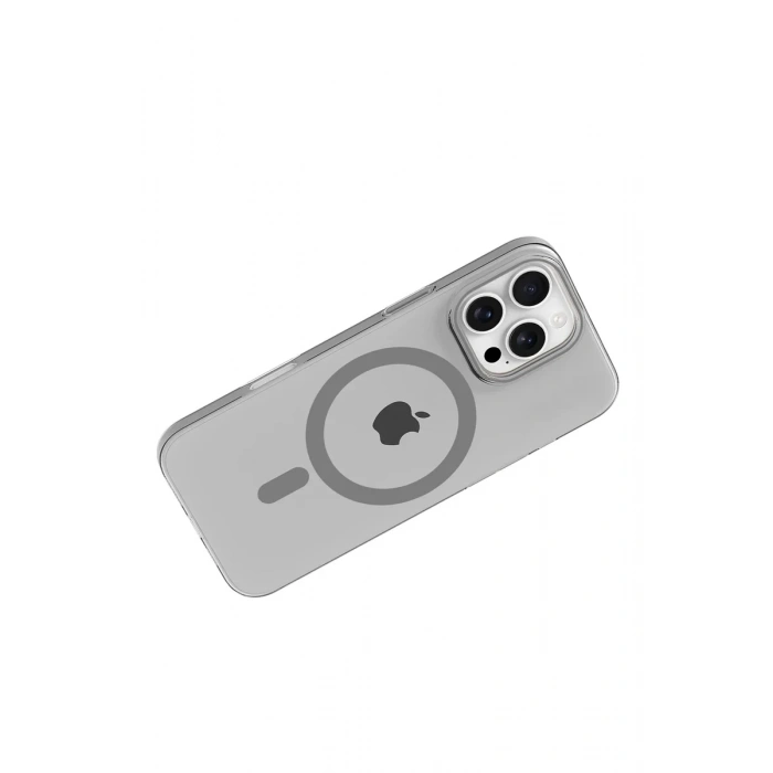 Joko Apple iPhone 16 Pro Max PC Blank Magsafe Kapak - Natural Grey