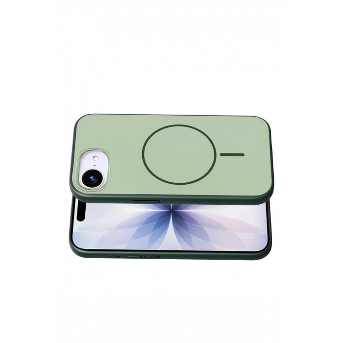 Joko Apple iPhone 16E Neva Magsafe Kapak - Koyu Yeşil