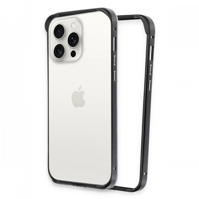 Joko iPhone 14 Pro Max Land Bumper Koruma Kapak - Siyah