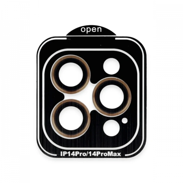 Joko iPhone 14 Pro Max PVD Metal Kamera Lens - Turuncu