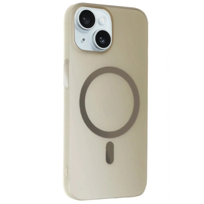 Joko iPhone 15 Plus Tuna PC Slim Magsafe Kapak - Titan Gri