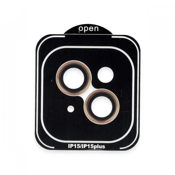 Joko iPhone 15 PVD Metal Kamera Lens - Turuncu