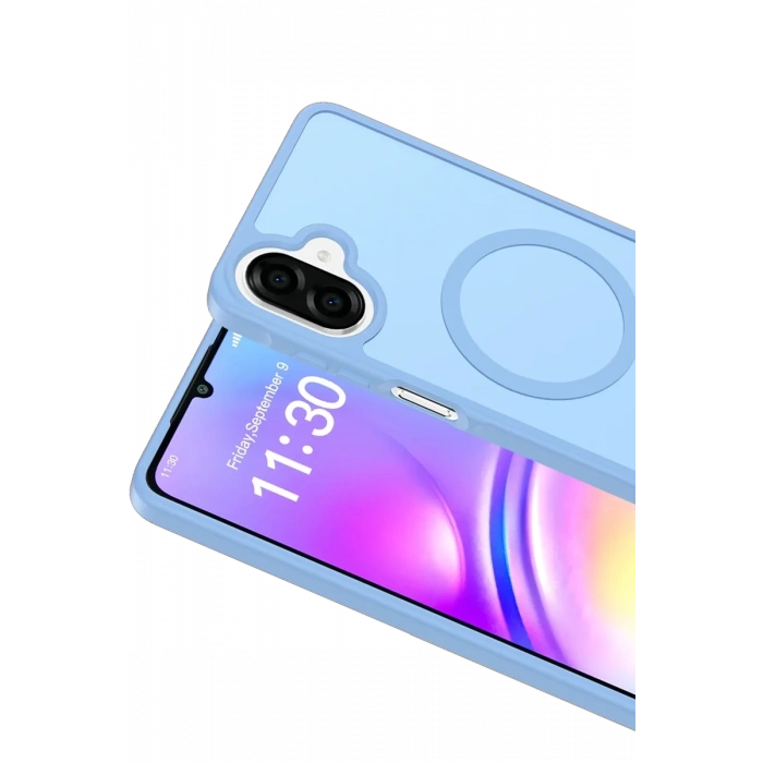 Joko Samsung Galaxy A07 4G Jota Magsafe Kapak - Açık Mavi