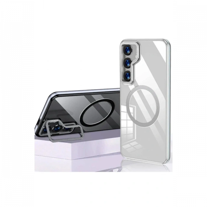 Joko Samsung Galaxy S24 Crystal Magsafe Kapak - Şeffaf