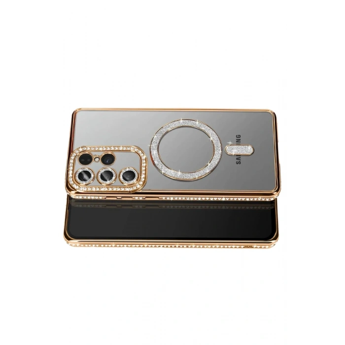 Joko Samsung Galaxy S26 Ultra Joke Simli Magneticsafe Kılıf - Gold