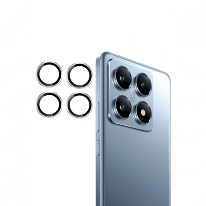 Joko Xiaomi Mi 14T Pro PVD Metal Kamera Lens - Gümüş